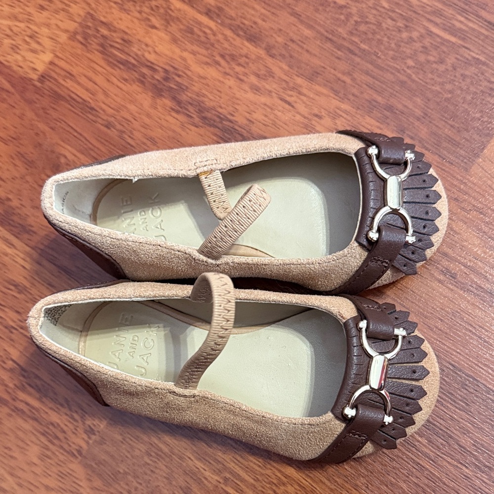 Janie & Jack Brown and Tan Kids Shoes